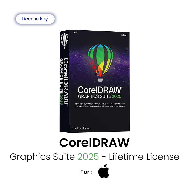 CorelDRAW Graphics Suite 2025 for Mac - Lifetime License