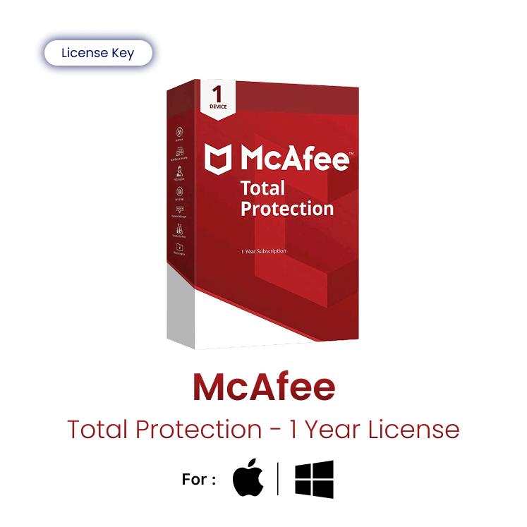McAfee Total Protection - 1 Year License